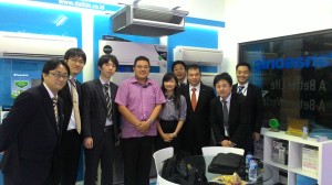 Daikin design team from Japan