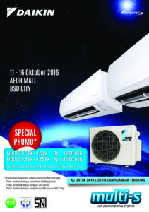 pameran AC Daikin Multi S di Aeon Mall BSD 01